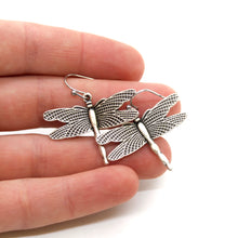 Load image into Gallery viewer, Small Dragonfly Charm Earrings - E9-22462
