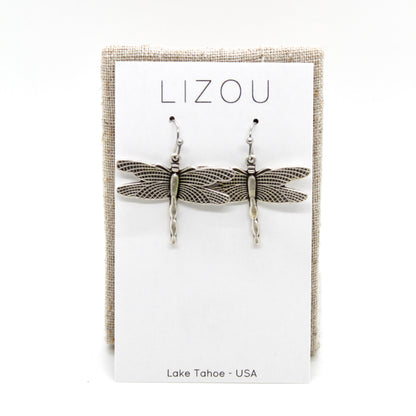Small Dragonfly Charm Earrings - E9-22462