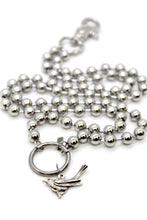 Load image into Gallery viewer, Bird on Branch Charm Convertible Silver Chain Necklace
