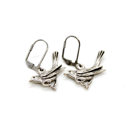 Bird on a Branch Charm Earrings - E9-22482