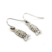 Load image into Gallery viewer, Tiny Fish Charm Earrings - E9-27398
