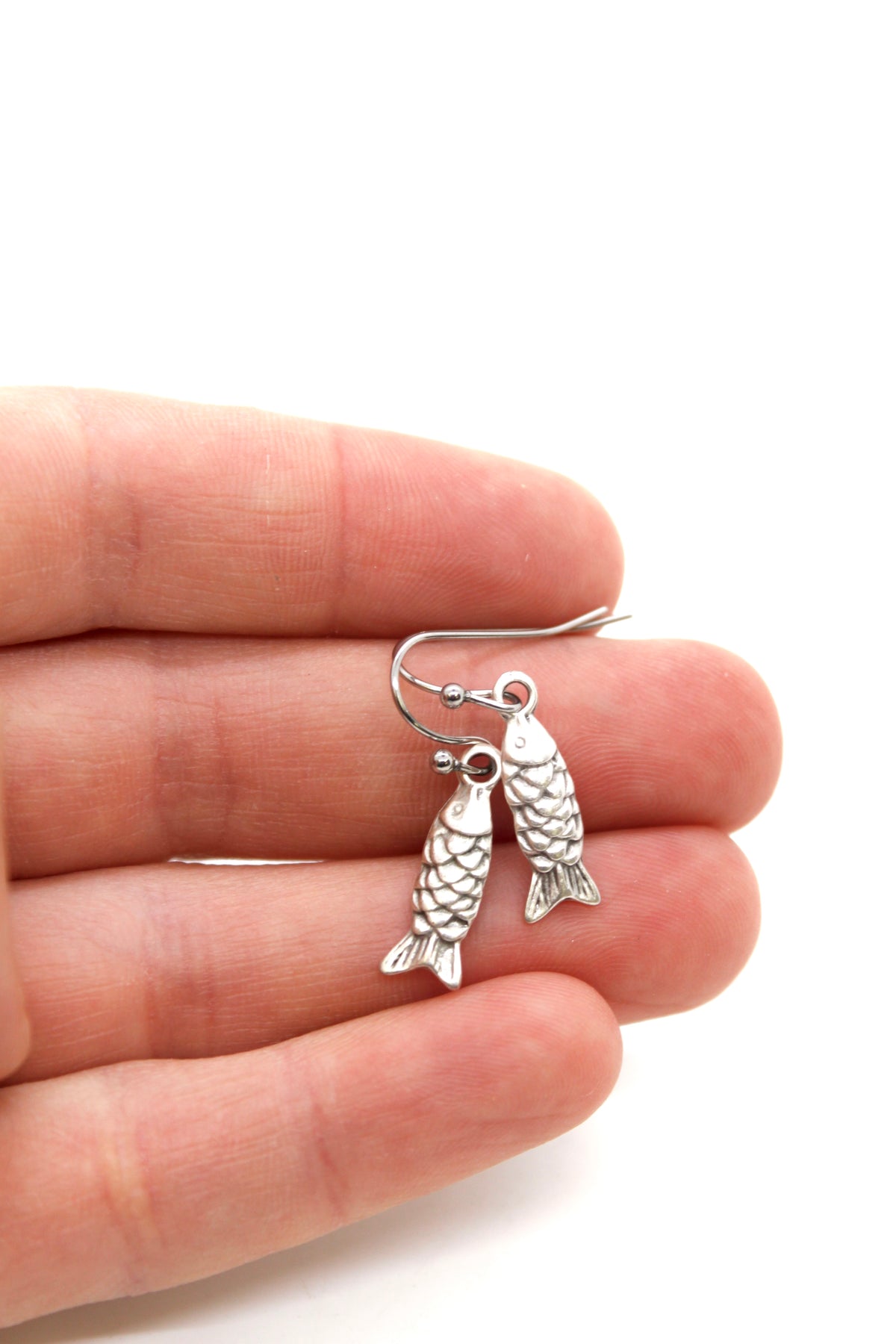 Tiny Fish Charm Convertible Gold Chain Necklace