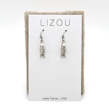 Load image into Gallery viewer, Tiny Fish Charm Earrings - E9-27398
