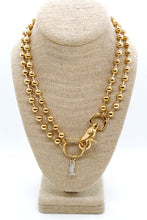 Load image into Gallery viewer, Tiny Fish Charm Convertible Gold Chain Necklace
