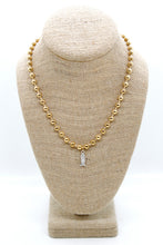 Load image into Gallery viewer, Tiny Fish Charm Convertible Gold Chain Necklace

