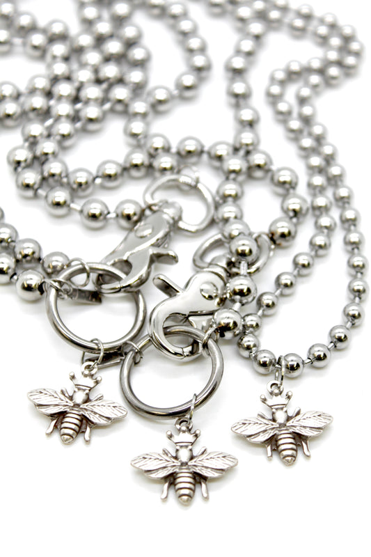 Queen Bee Convertible Silver Chain Necklace