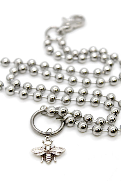 Queen Bee Convertible Silver Chain Necklace