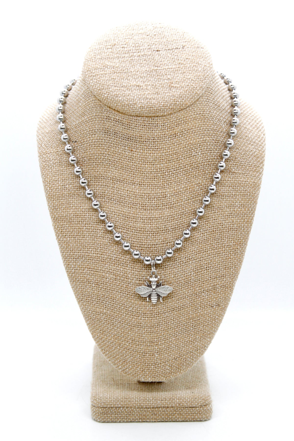 Queen Bee Convertible Silver Chain Necklace