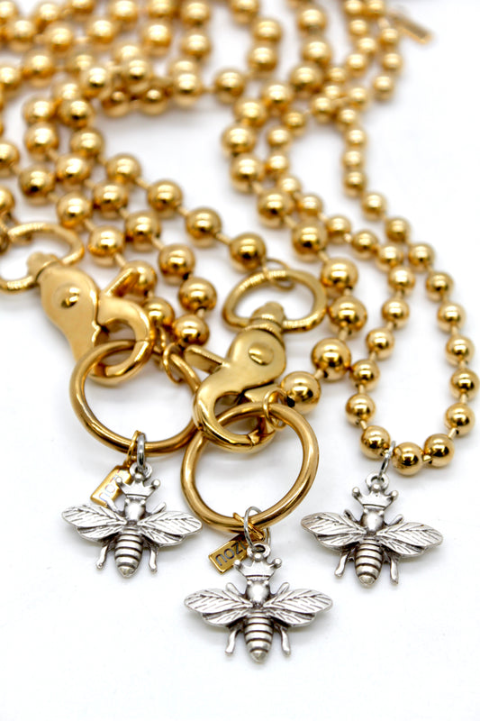 Queen Bee Convertible Gold Chain Necklace
