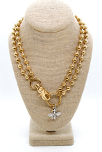 Load image into Gallery viewer, Queen Bee Convertible Gold Chain Necklace
