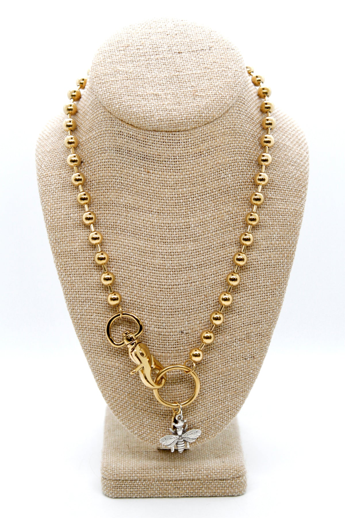 Queen Bee Convertible Gold Chain Necklace