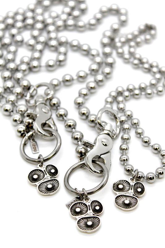 Coral Reef Charm Convertible Silver Chain Necklace