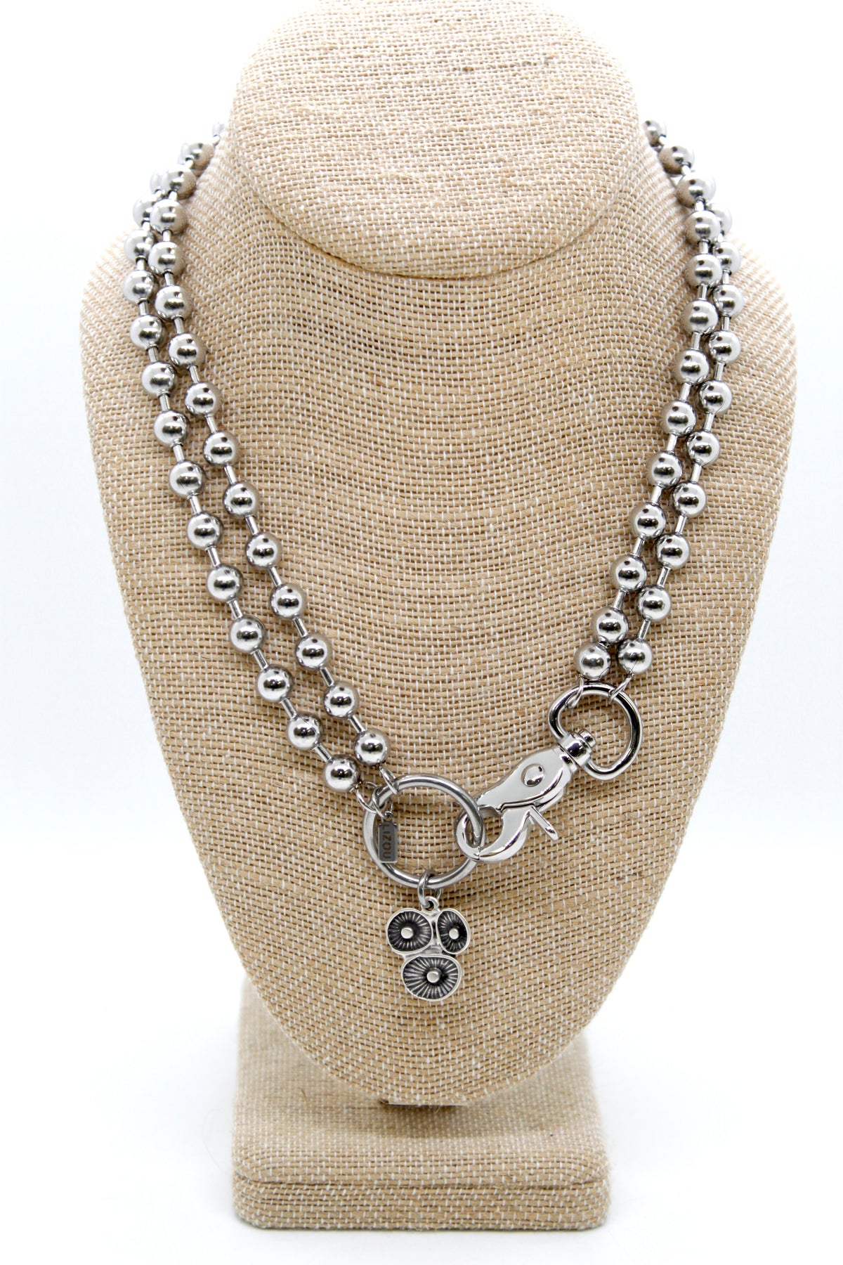 Coral Reef Charm Convertible Silver Chain Necklace