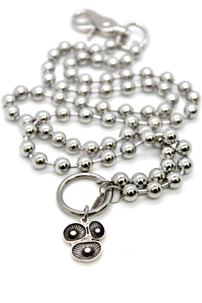 Coral Reef Charm Convertible Silver Chain Necklace