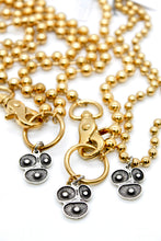 Load image into Gallery viewer, Coral Reef Charm Convertible Gold Chain Necklace
