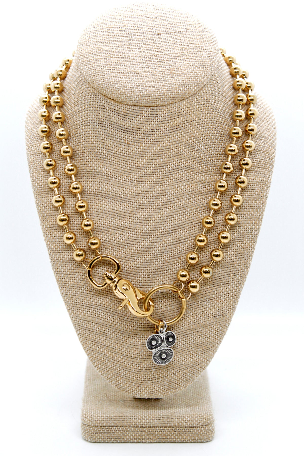 Coral Reef Charm Convertible Gold Chain Necklace