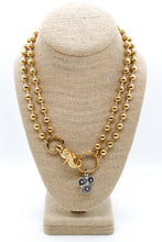 Load image into Gallery viewer, Coral Reef Charm Convertible Gold Chain Necklace
