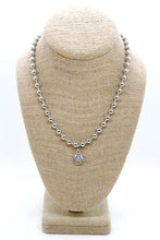 Load image into Gallery viewer, Mini Pine Tree Charm Convertible Silver Chain Necklace
