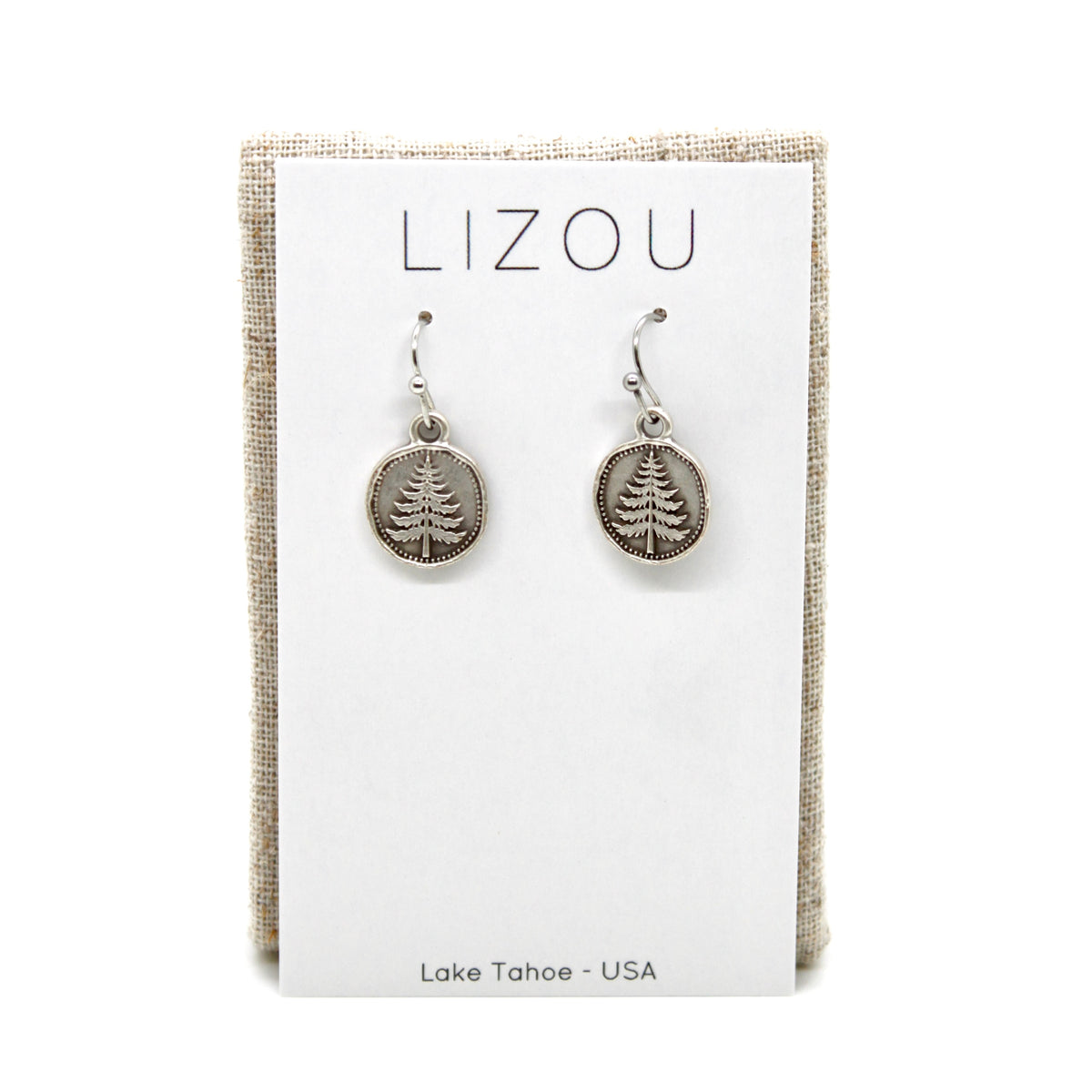 Mini Pine Tree Charm Earrings - E9-37316
