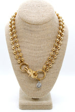 Load image into Gallery viewer, Mini Pine Tree Charm Convertible Gold Chain Necklace

