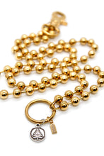 Load image into Gallery viewer, Mini Pine Tree Charm Convertible Gold Chain Necklace
