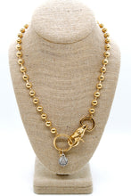 Load image into Gallery viewer, Mini Pine Tree Charm Convertible Gold Chain Necklace
