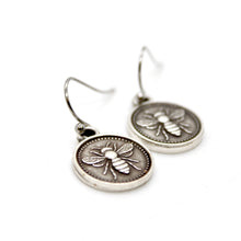 Load image into Gallery viewer, Mini Bee Charm Earrings - E9-37207
