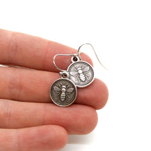 Load image into Gallery viewer, Mini Bee Charm Earrings - E9-37207

