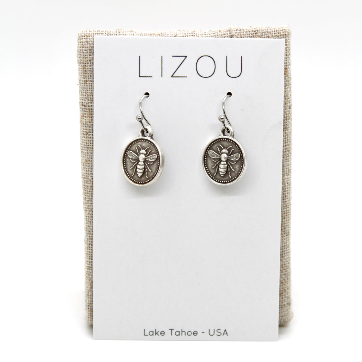 Mini Bee Charm Earrings - E9-37207