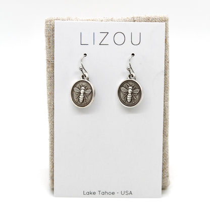Mini Bee Charm Earrings - E9-37207