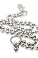Load image into Gallery viewer, Silver Pinecone Charm Convertible Silver Chain Necklace
