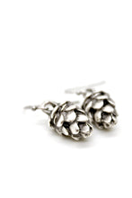 Load image into Gallery viewer, Silver Pinecone Charm Convertible Silver Chain Necklace
