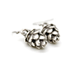 Load image into Gallery viewer, Silver Pinecone Earrings - E9-36257
