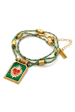 Load image into Gallery viewer, Summer Enamel Cord Necklace - N3-155
