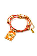 Load image into Gallery viewer, Summer Enamel Cord Necklace - N3-155
