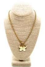 Load image into Gallery viewer, Gold Butterfly Toggle Necklace - N2-2720
