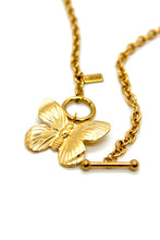 Load image into Gallery viewer, Gold Butterfly Toggle Necklace - N2-2720
