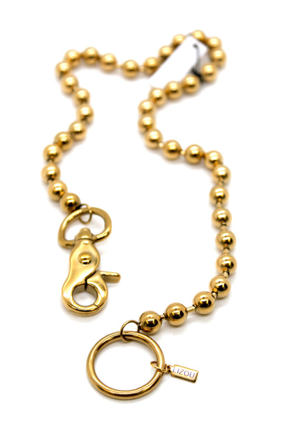 Plain Convertible Gold Chain Necklace