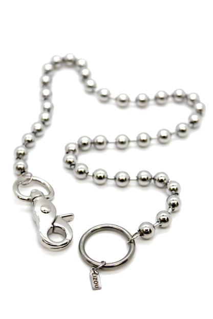 Plain Convertible Silver Chain Necklace