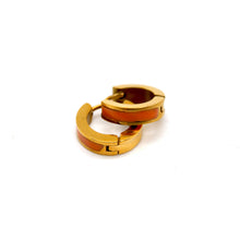 Load image into Gallery viewer, Mini Huggie Enamel Hoop Earrings - E4-386

