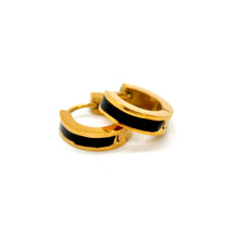 Load image into Gallery viewer, Mini Huggie Enamel Hoop Earrings - E4-386
