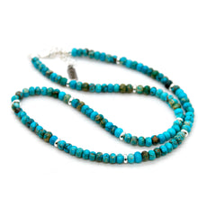 Load image into Gallery viewer, Turquoise Jasper + Silver Necklace - NC-500S
