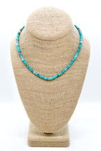 Load image into Gallery viewer, Turquoise Jasper + Silver Necklace - NC-500S
