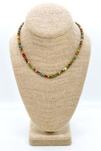 Load image into Gallery viewer, Rainbow Jasper + Gold Necklace - NC-501G

