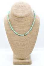 Load image into Gallery viewer, Amazonite + Gold Necklace - NC-503G
