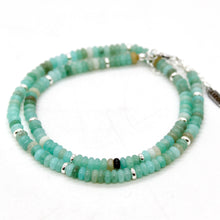 Load image into Gallery viewer, Amazonite + Silver Necklace - NC-503S
