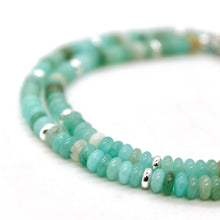 Load image into Gallery viewer, Amazonite + Silver Necklace - NC-503S
