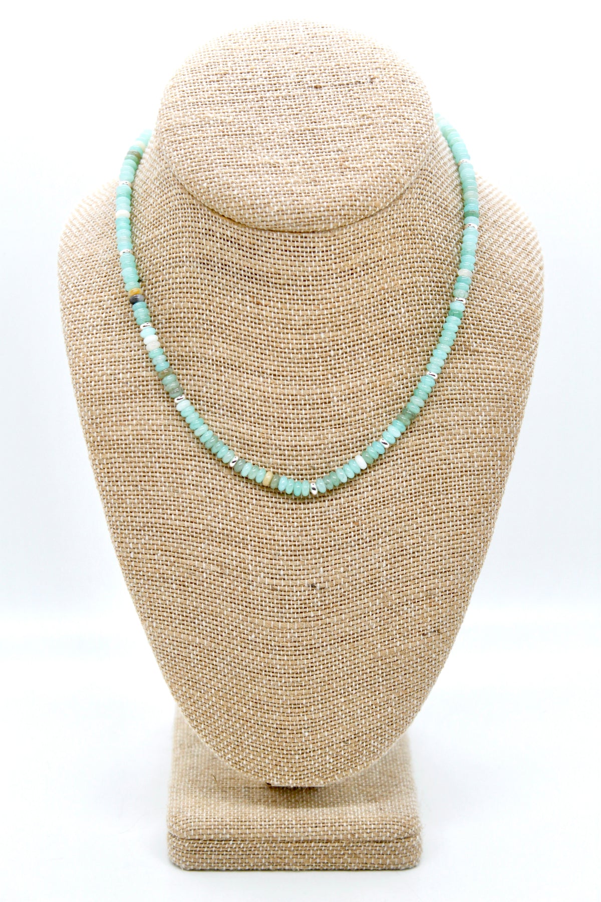 Amazonite + Silver Necklace - NC-503S