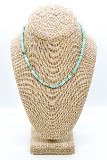Amazonite + Silver Necklace - NC-503S