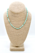 Load image into Gallery viewer, Amazonite + Silver Necklace - NC-503S
